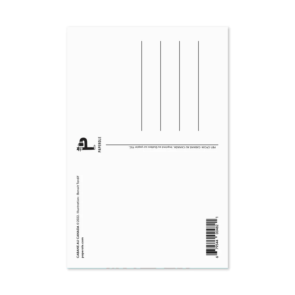 Cabane Au Canada Postcard