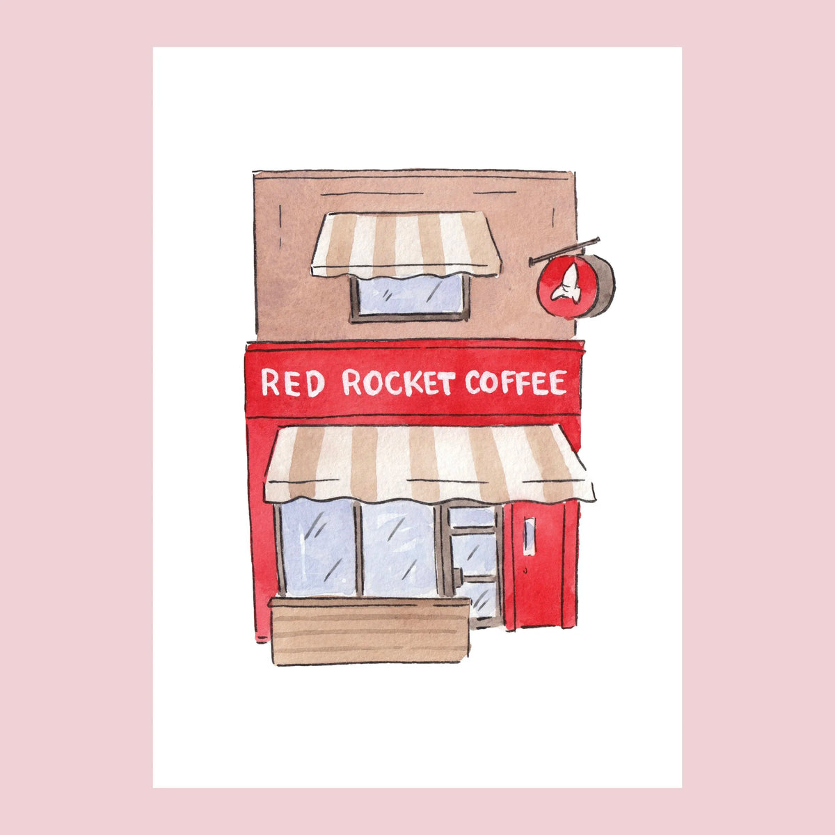 Red Rocket Print