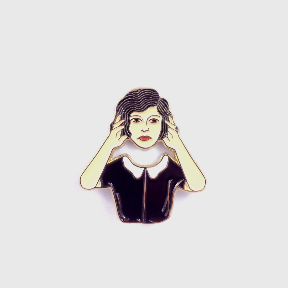 Floating Head Enamel Pin