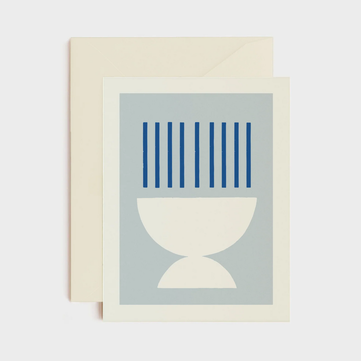 Modern Hanukkah Menorah Holiday Card