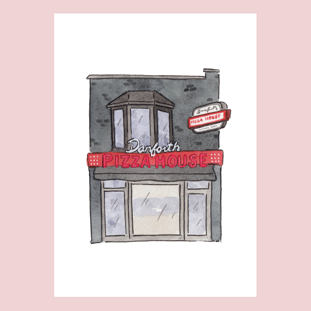 Danforth Pizza House Print