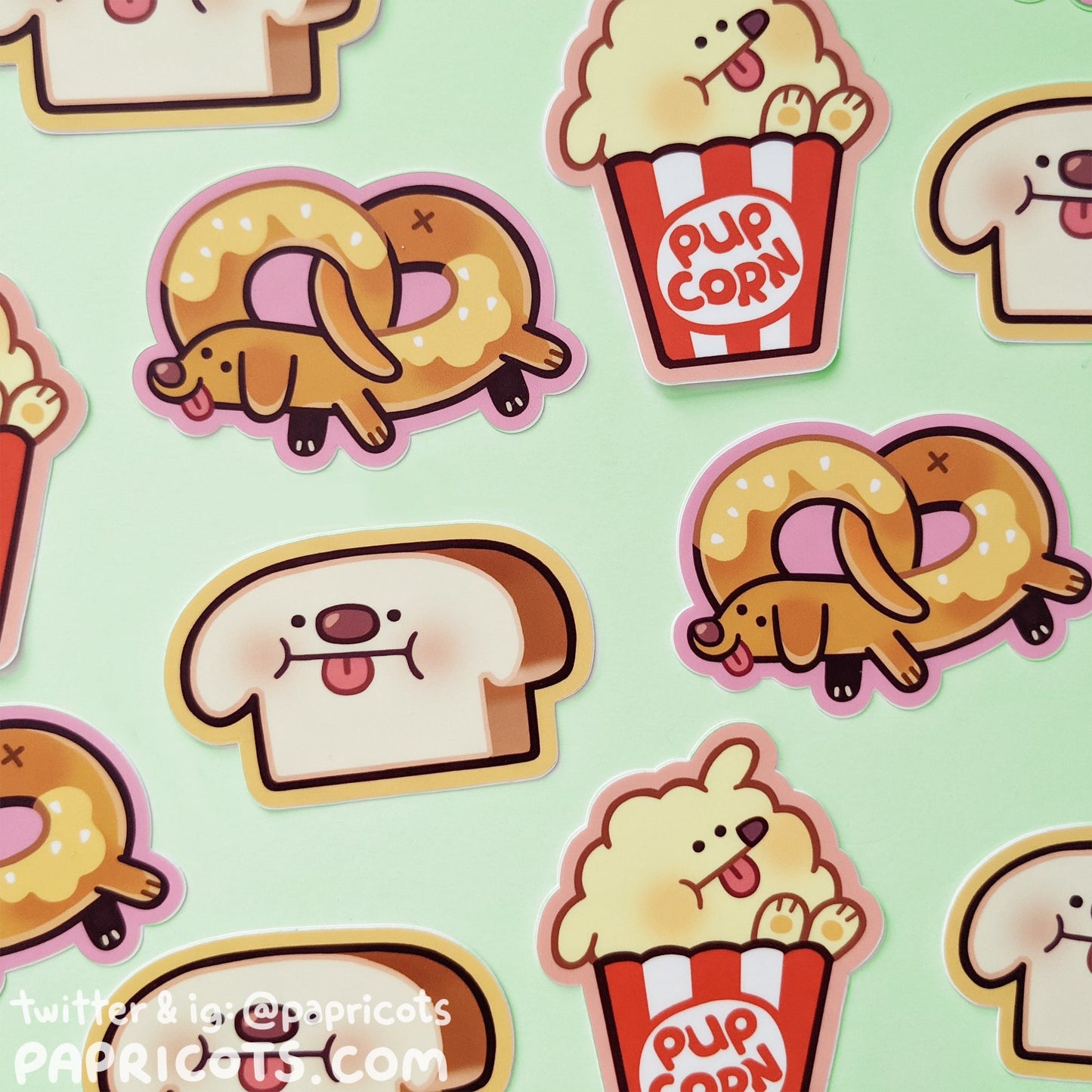 Pupcorn Vinyl Sticker