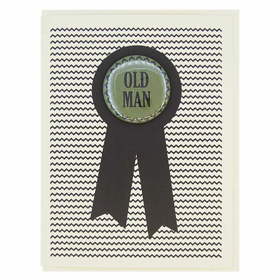 Old Man Greeting Card