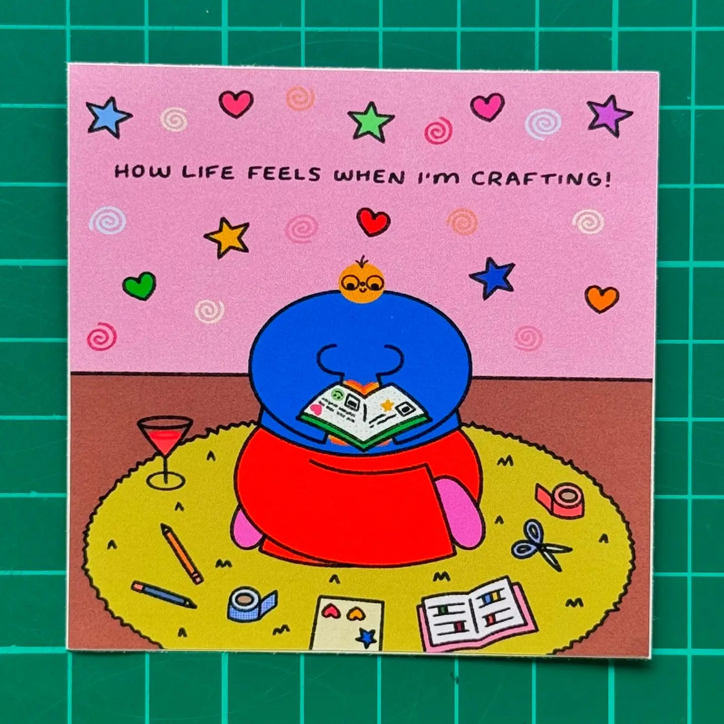 How Life Feels When I'm Crafting Sticker