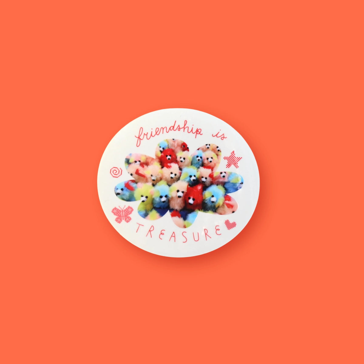 Friendship Is Treasure Sticker