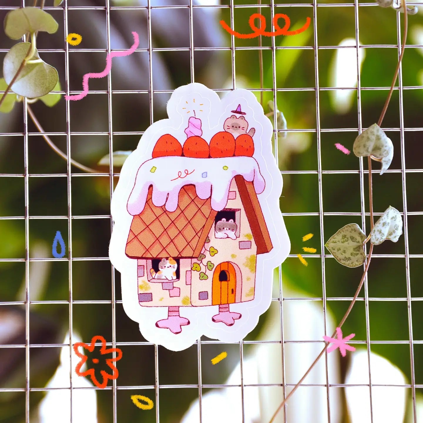 Glossy Baba Yaga Vinyl Sticker