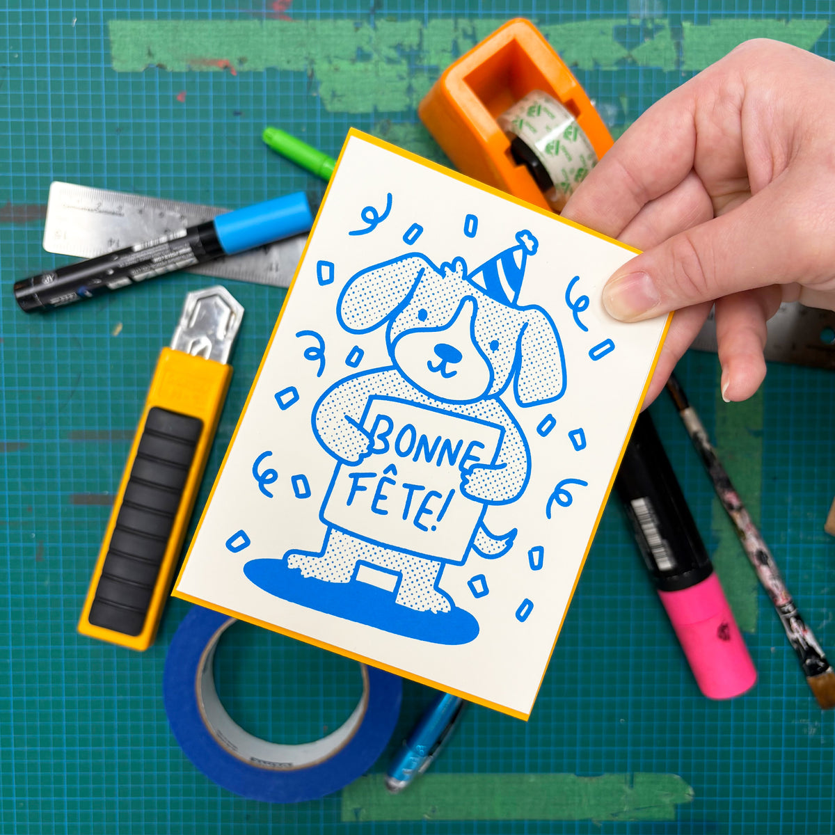 Bonne Fête Greeting Card