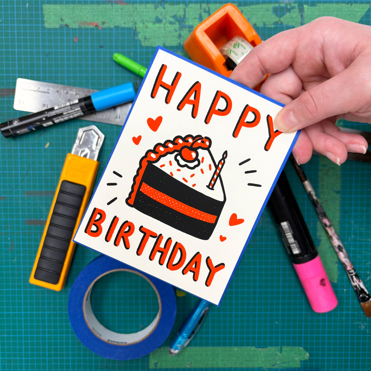 Birthday Cake Greeting Card