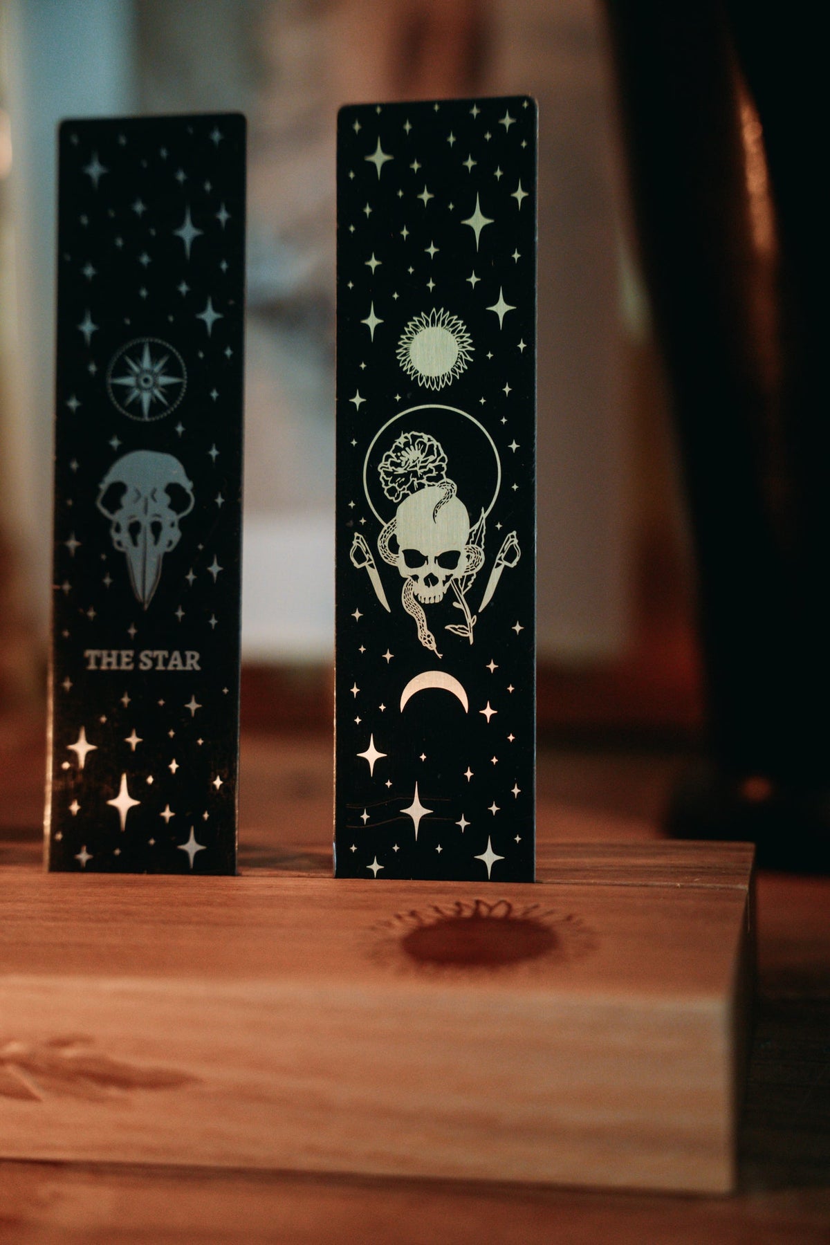 Metal Bookmark - "Marigold Night"