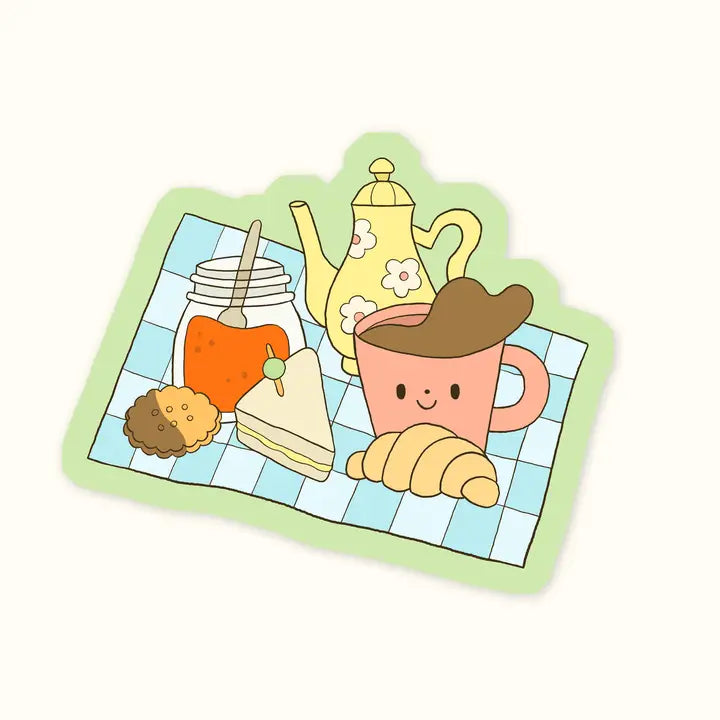 Happy Picnic Vinyl Sticker