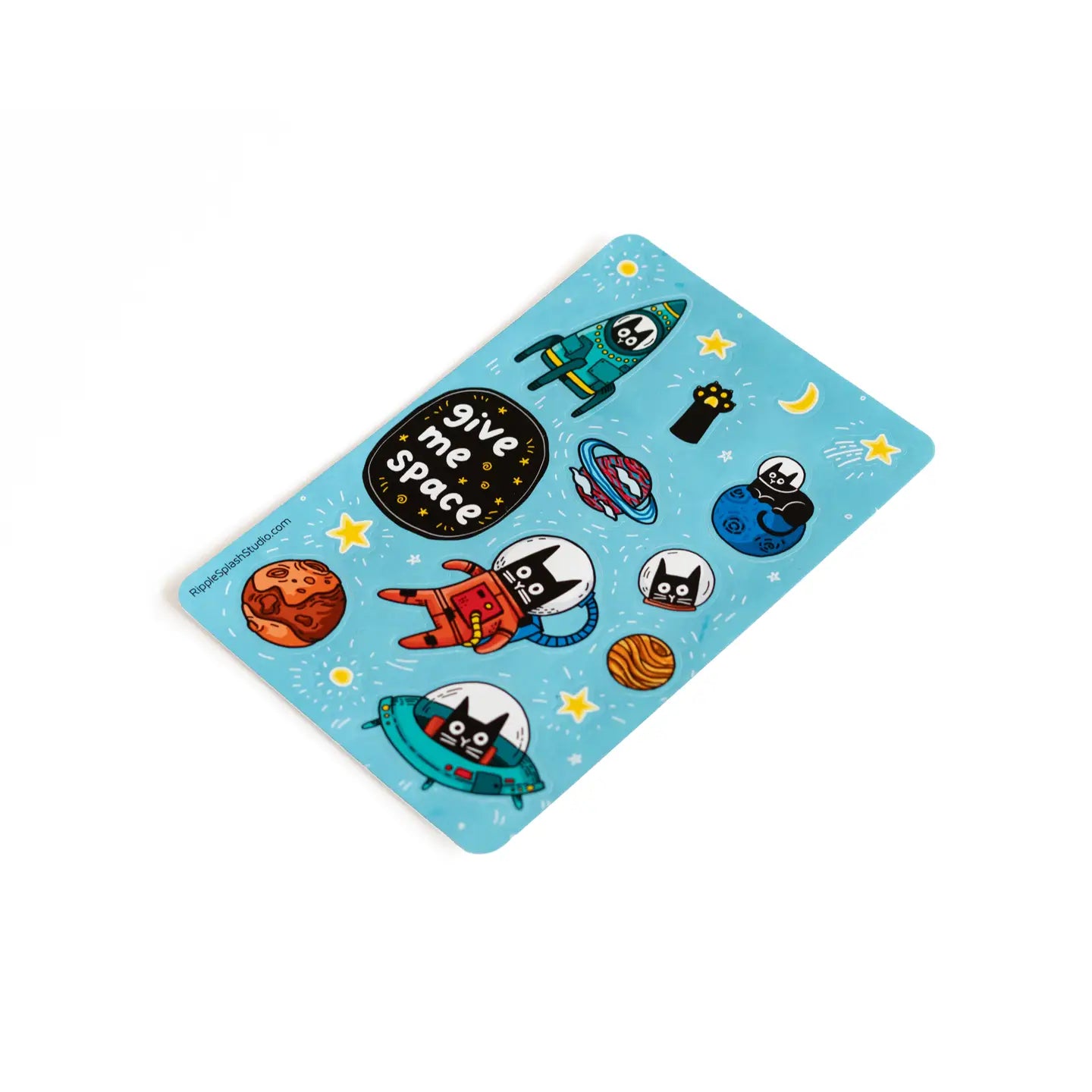 Space Cat Sticker Sheet