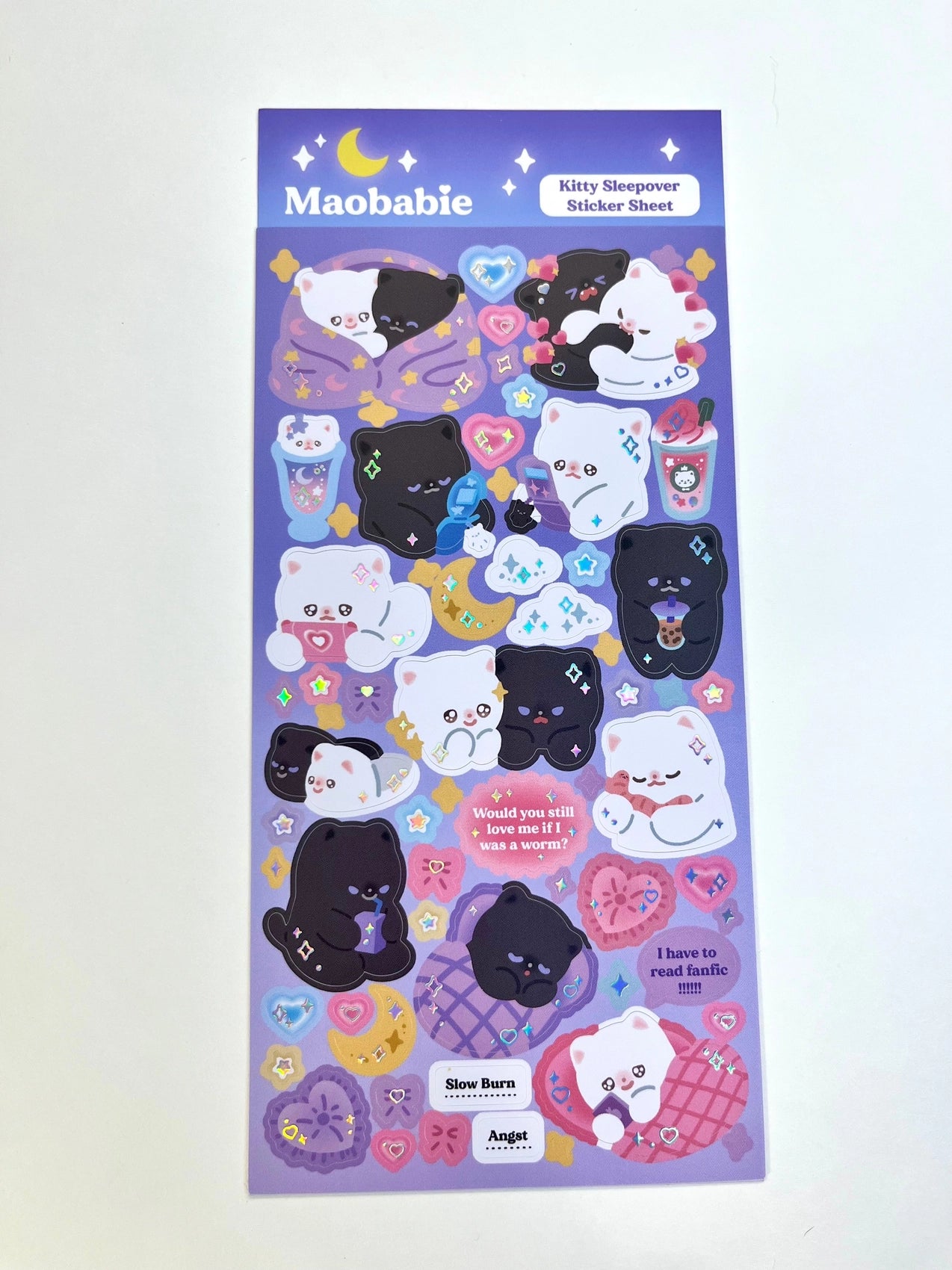 Kitty Sleepover - Sticker Sheet