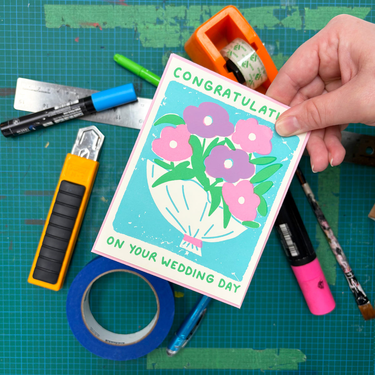 Congratulations On Your Wedding Day Greeting Card