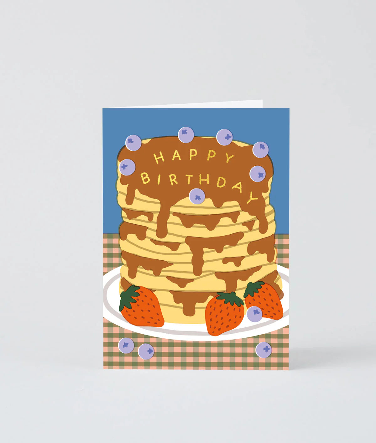 Happy Birthday Pancakes - Greeting Card