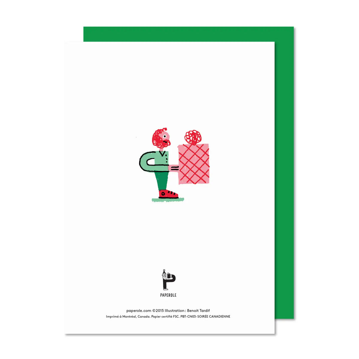 Soirée Canadienne Jaunty Party Greeting Card