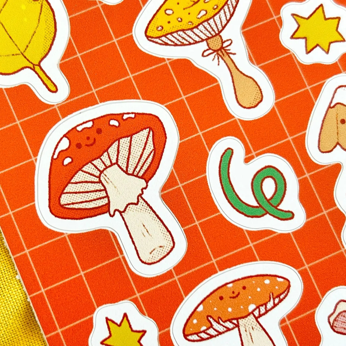 Mushrooms Sticker Sheet