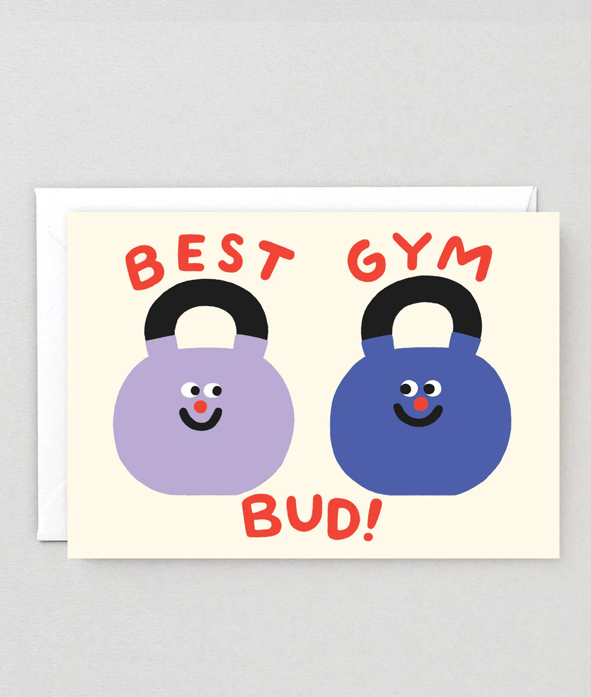 Best Gym Bud! - Greeting Card