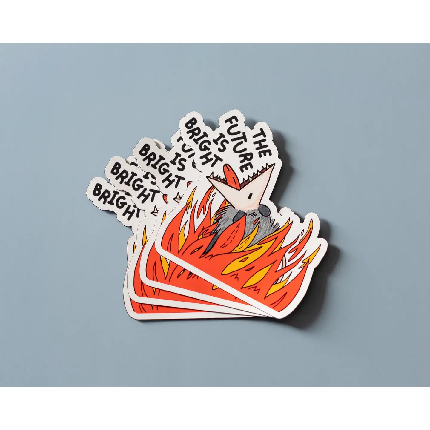 The Future Is Bright Vinyl Sticker