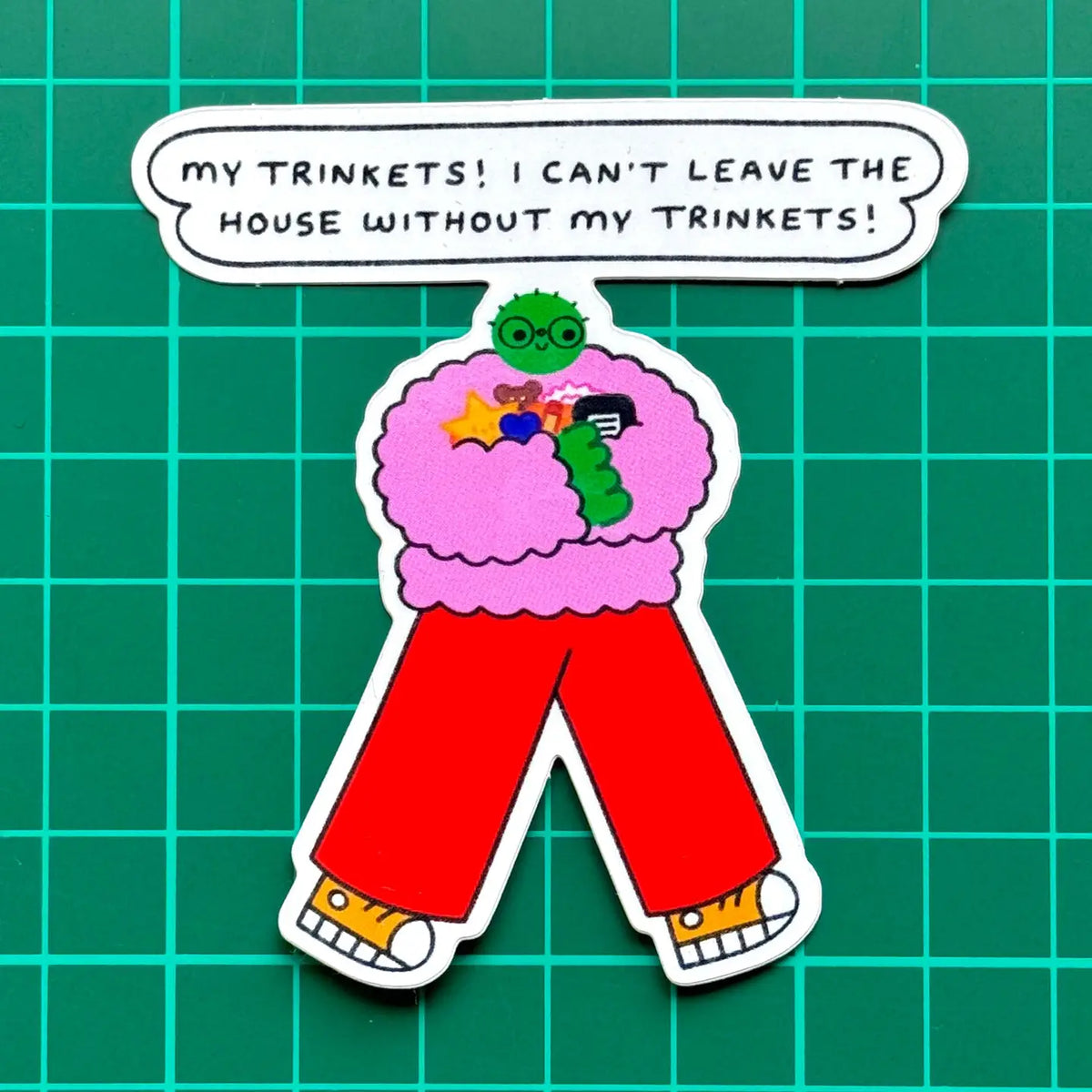 Trinkets Sticker