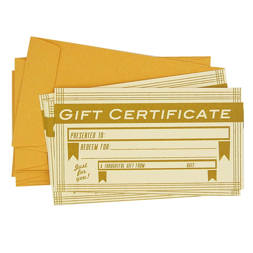 Gift Certificates