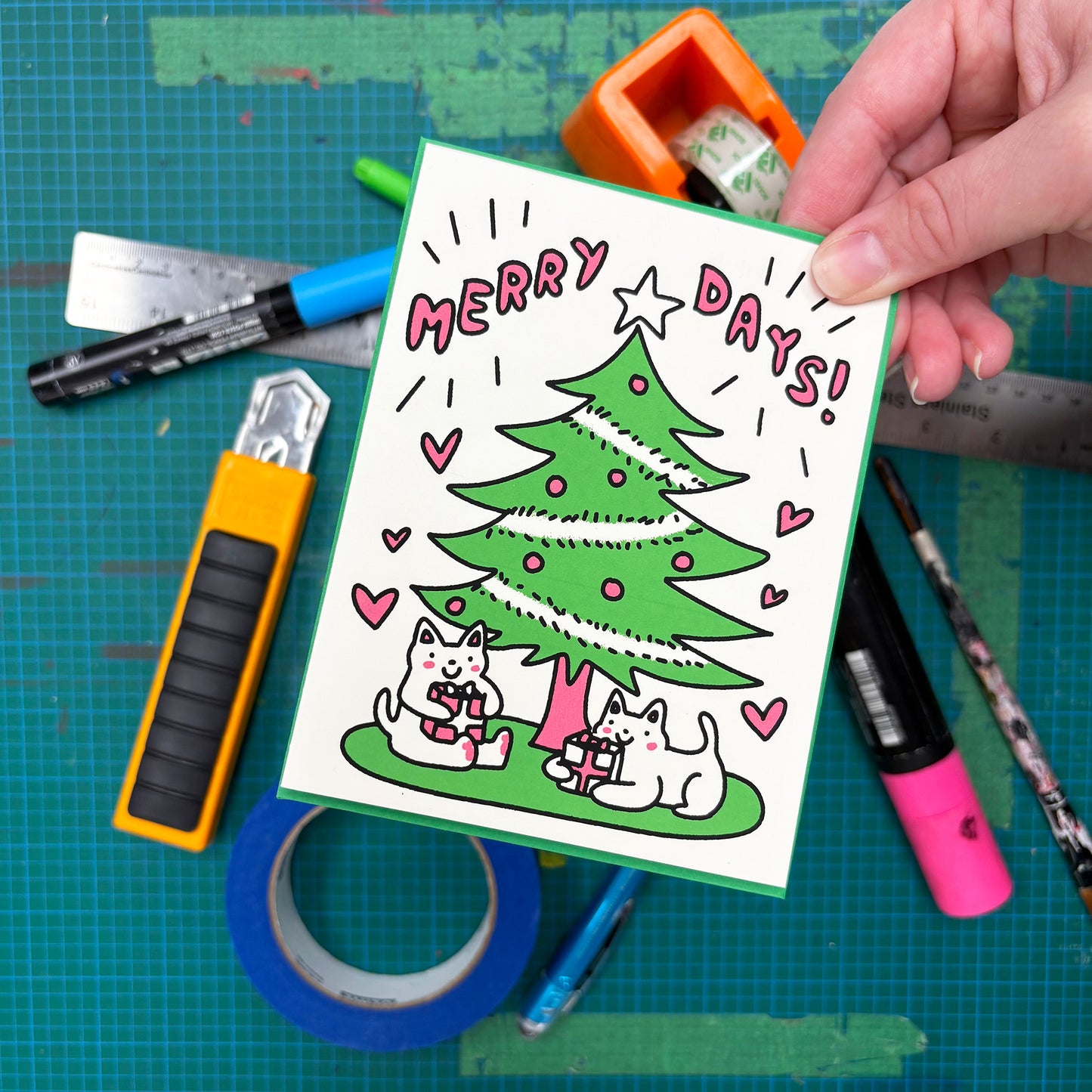 Merry Days Holiday Greeting Card