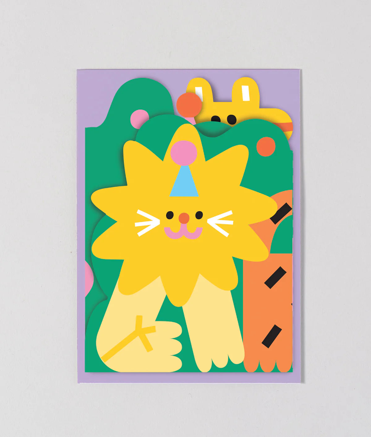 Jungle Fold Out Greeting Card