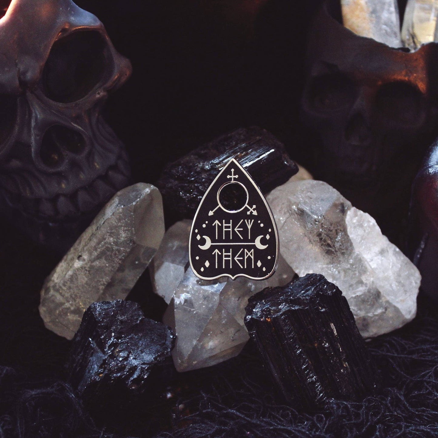 They/Them Original Pronoun Planchette Pin