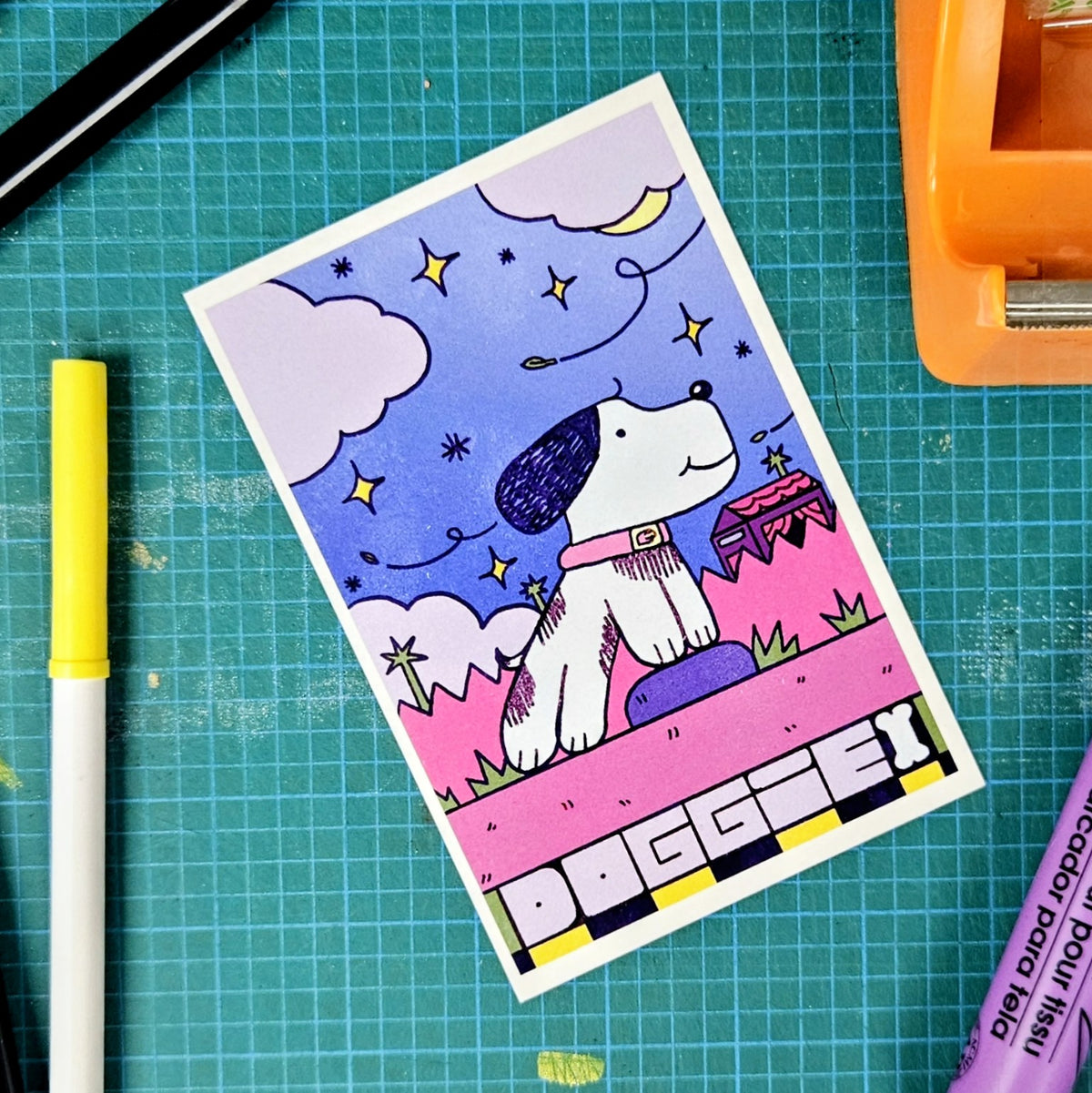 Doggie Postcard