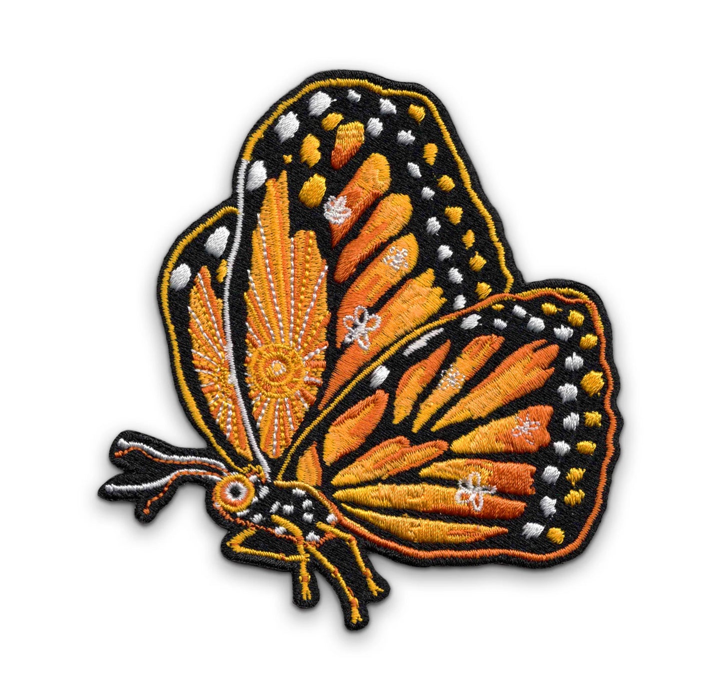 Spring Monarch Iron-On Patch