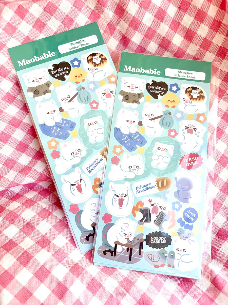 Struggles- Sticker Sheet
