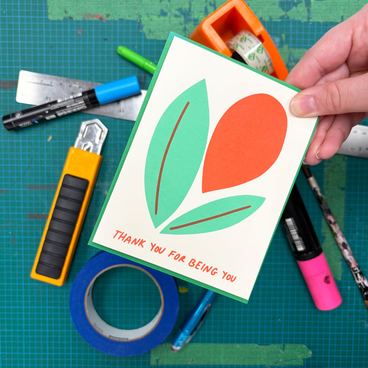 Thank You For Being You Greeting Card