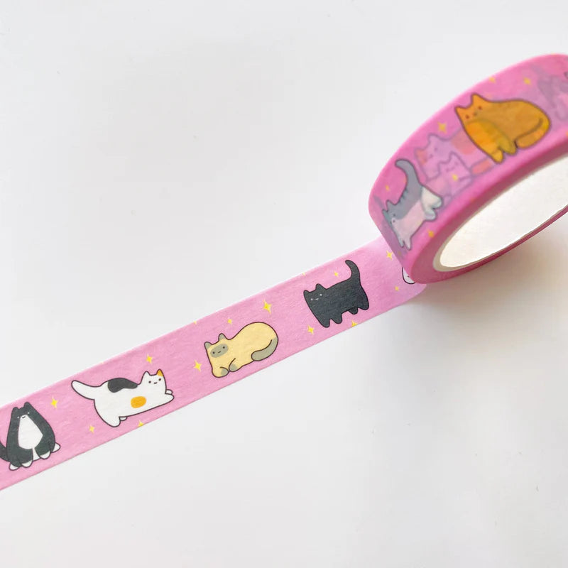 Pink Baby Cat Washi Tape