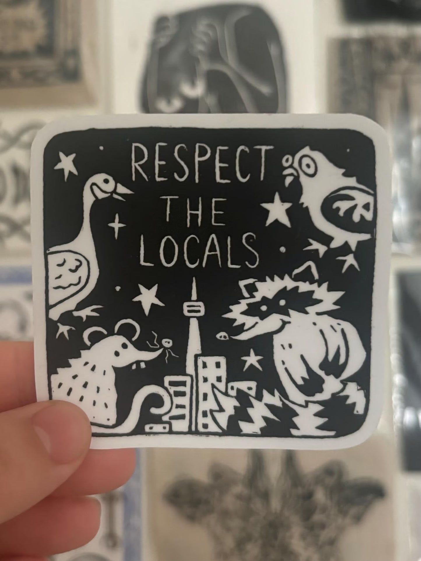 Respect The Locals Magnet