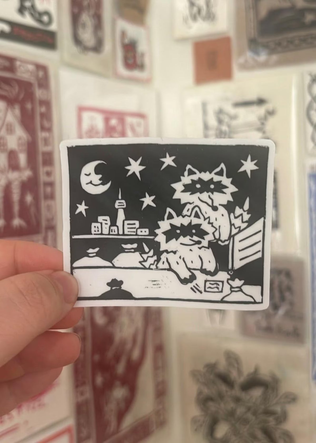 Toronto Raccoons Sticker