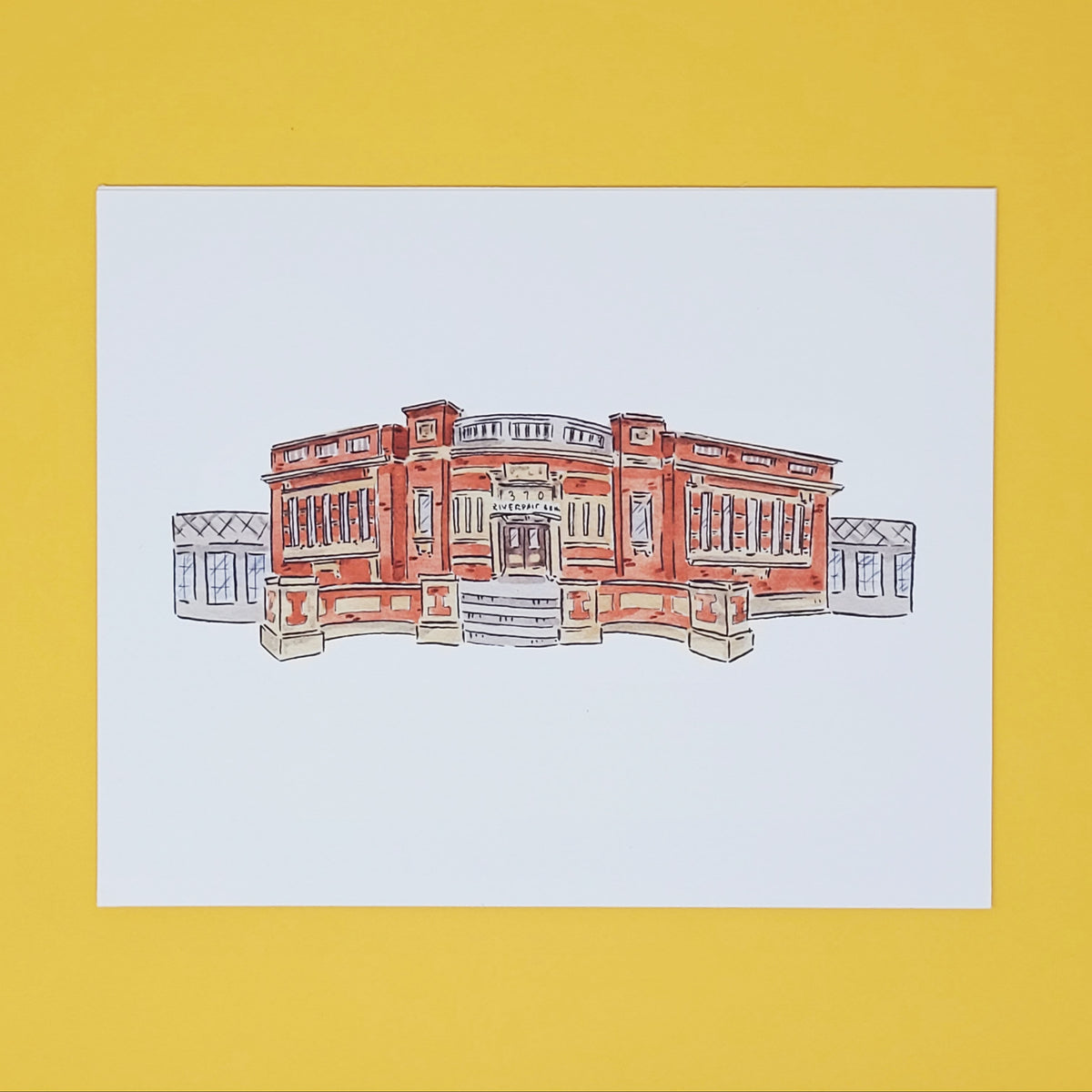 Riverdale Library Print