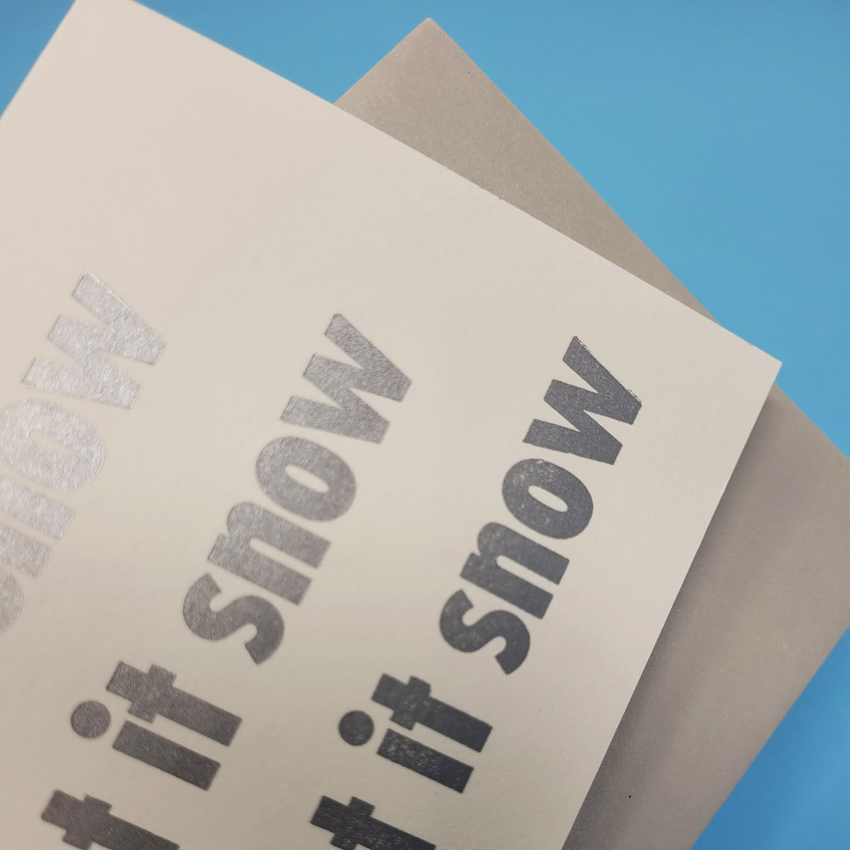 Let It Snow Holiday Card