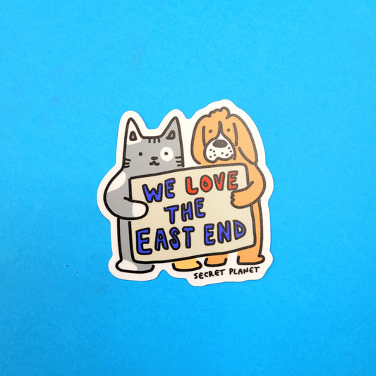We Love the East End! Vinyl Sticker