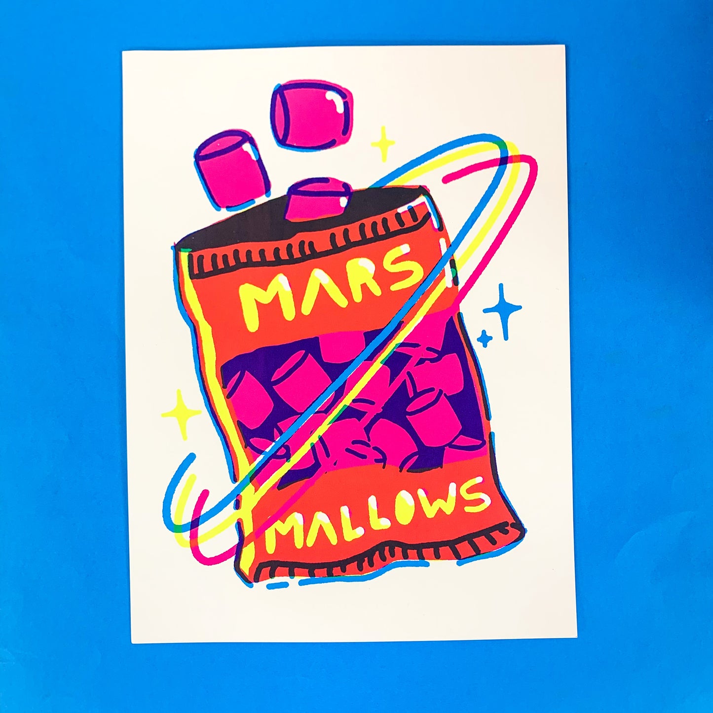 Mars Mallows Screen Print