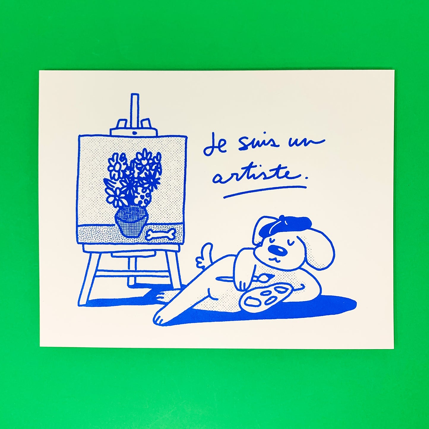 Je Suis Un Artiste Mini Print
