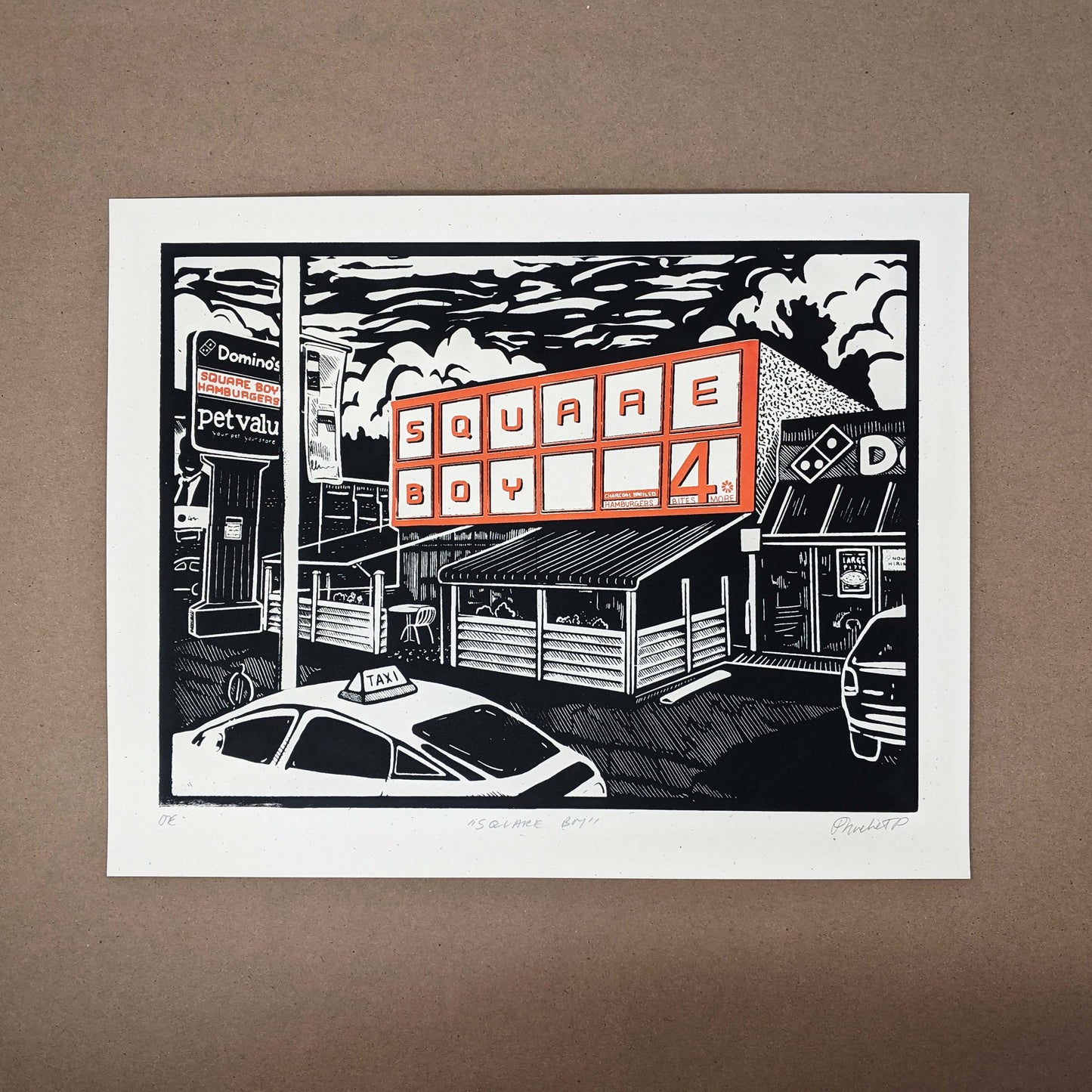 Square Boys Print