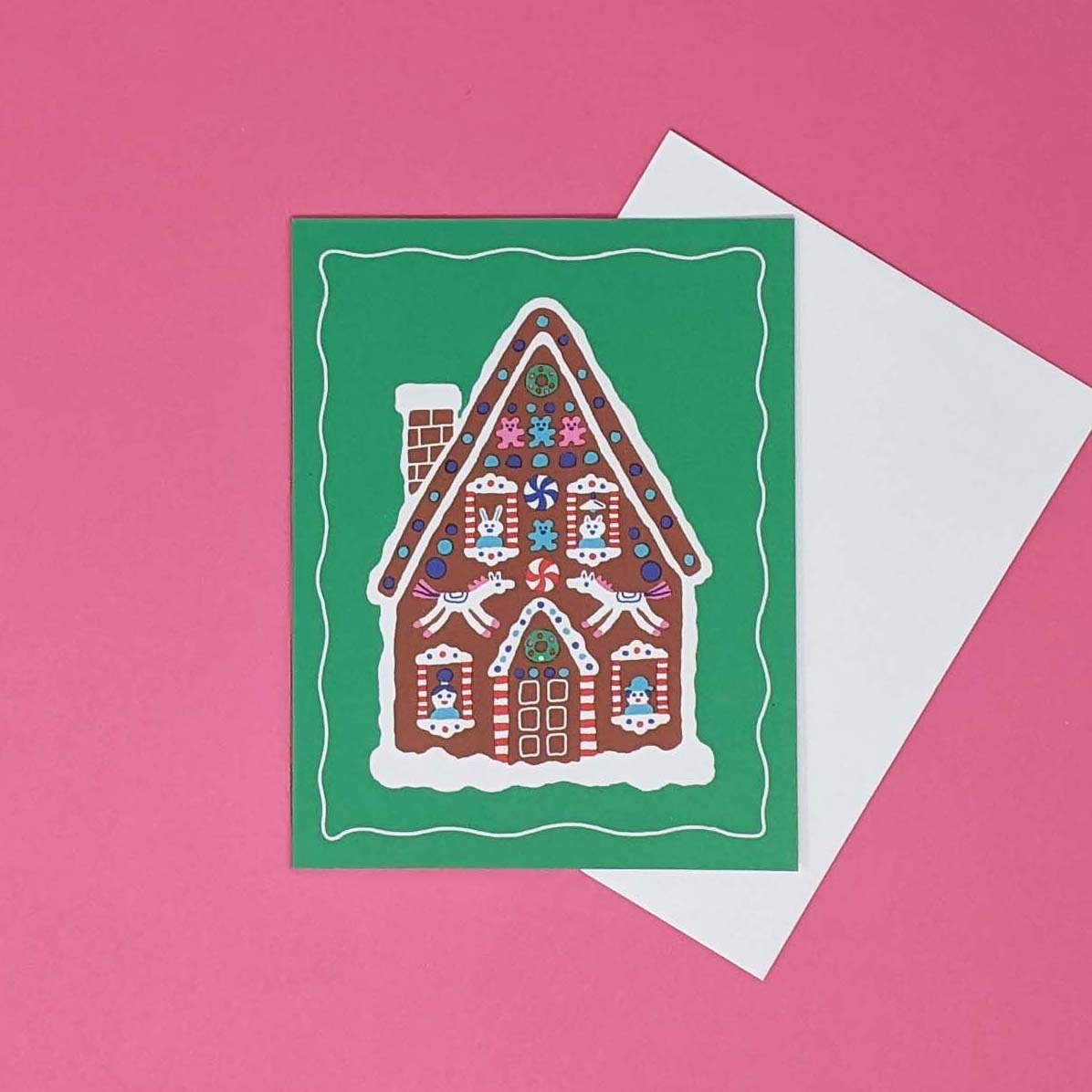 Gingerbread House Greeting Card