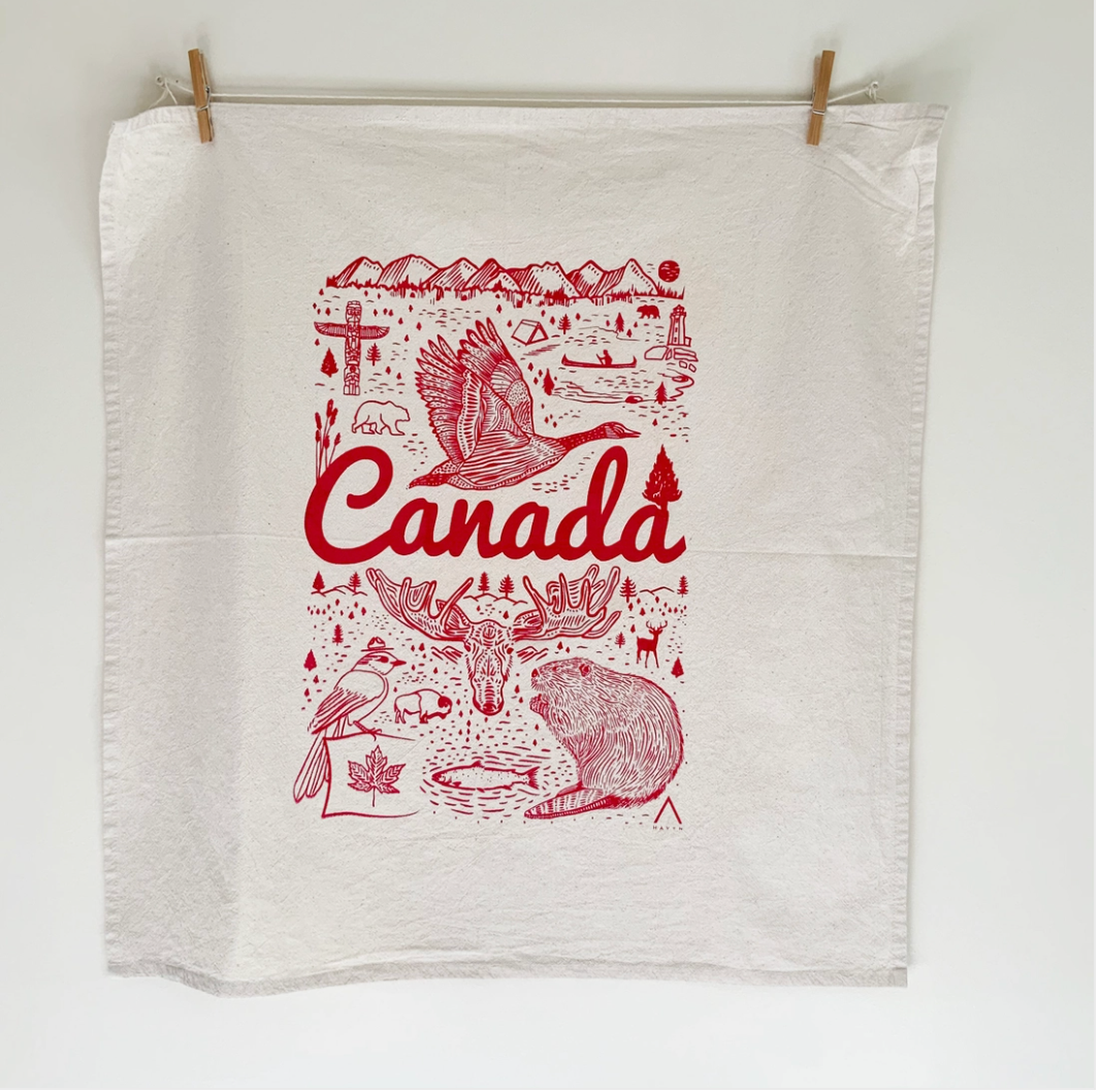 Canada Tea Towel