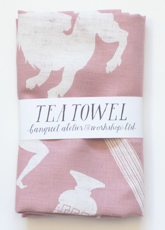 Ancients Blush Pink Tea Towel