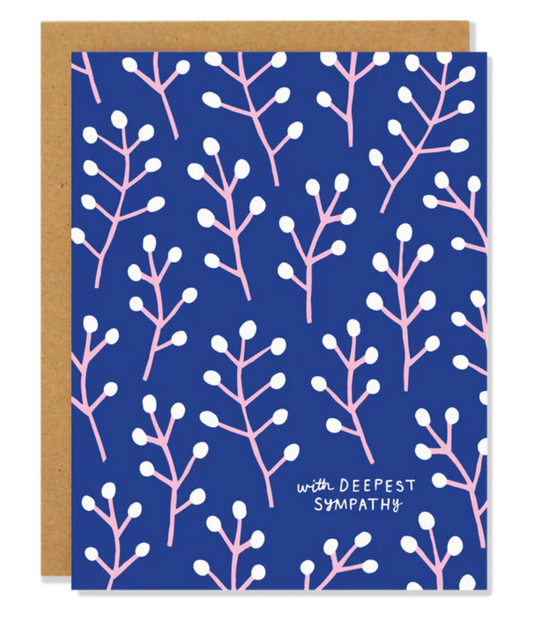 Willow Branches Sympathy Greeting Card