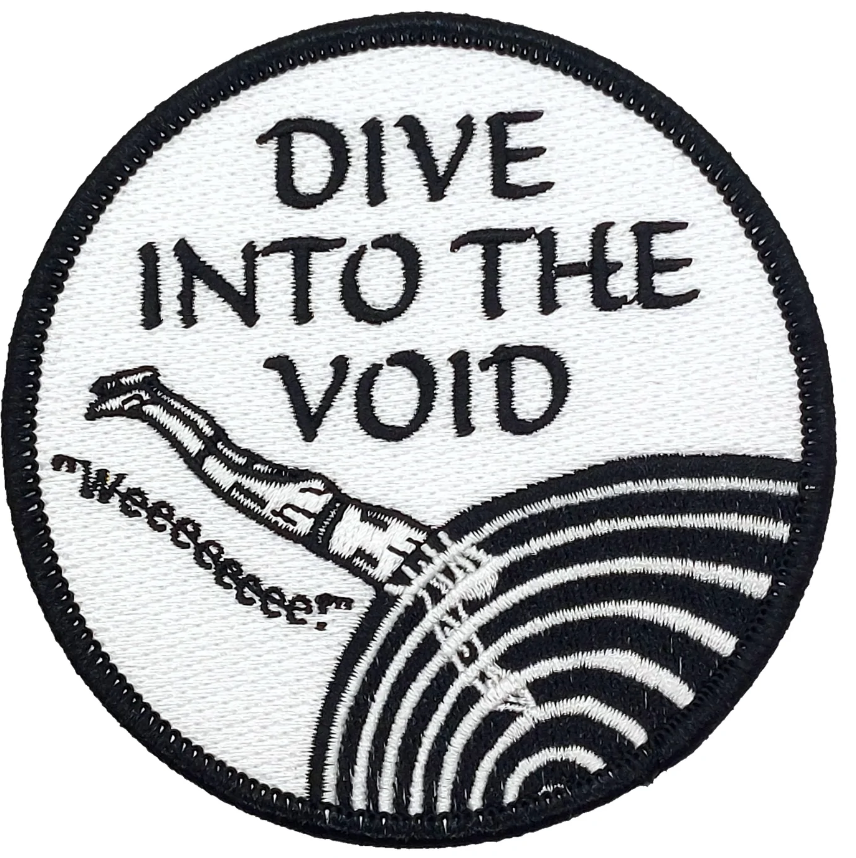 Dive Into The Void Iron-On Patch