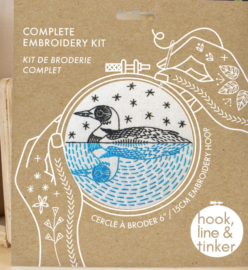 DIY Loon Complete Embroidery Kit