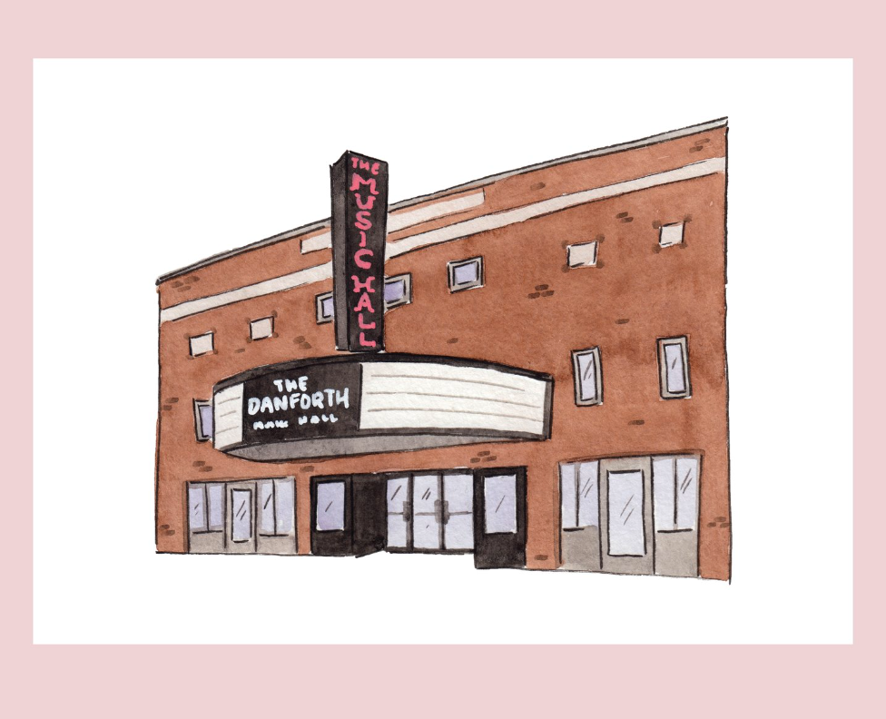 Danforth Music Hall Print