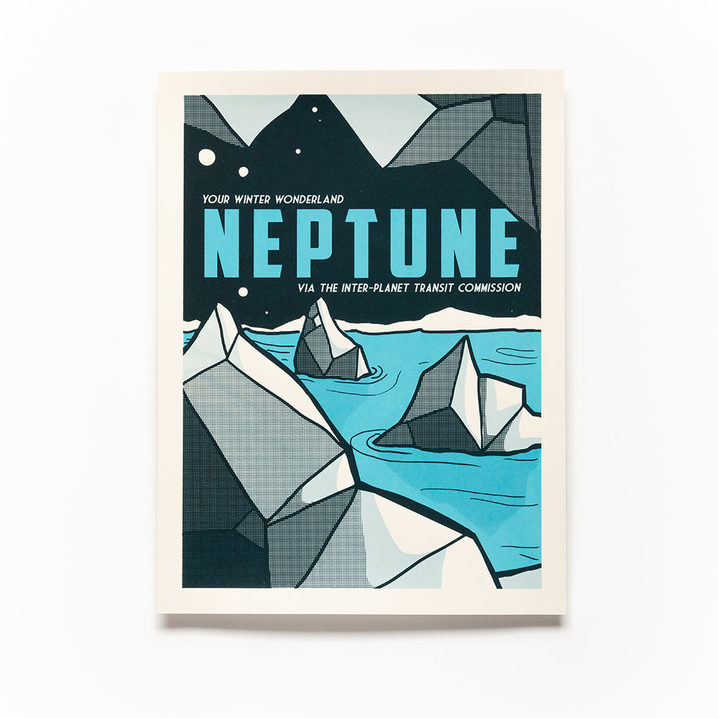 Neptune Screen Print – Secret Planet