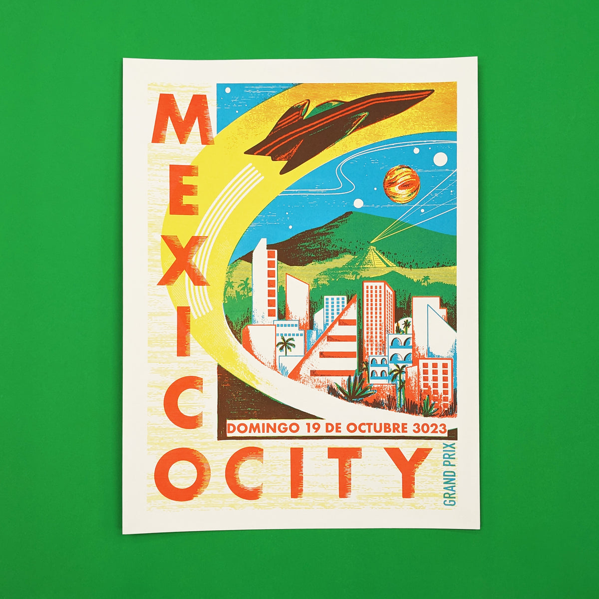 Mexico City Grand Prix Screen Print