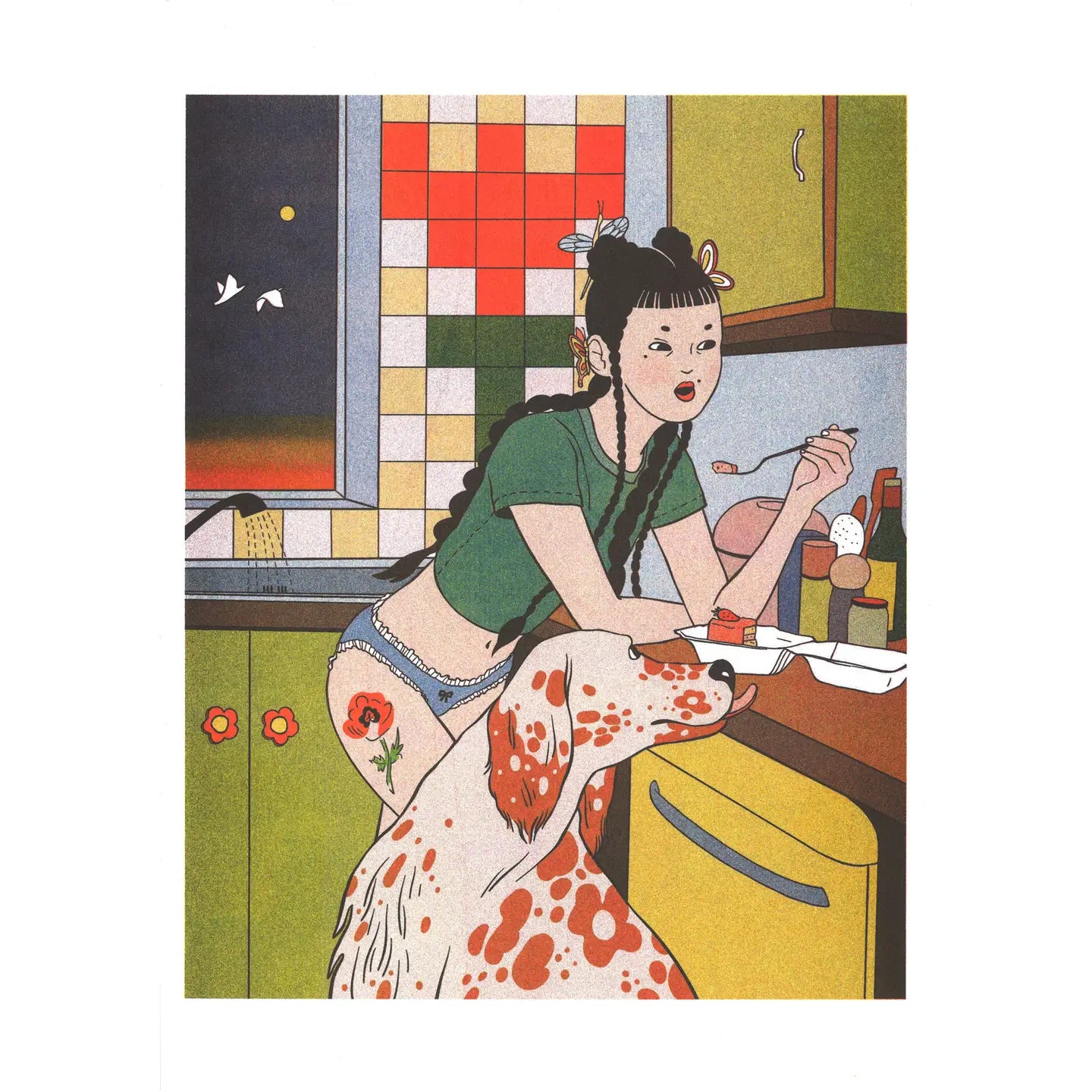 Midnight Snacks - A3 Poster - Sunny Wu